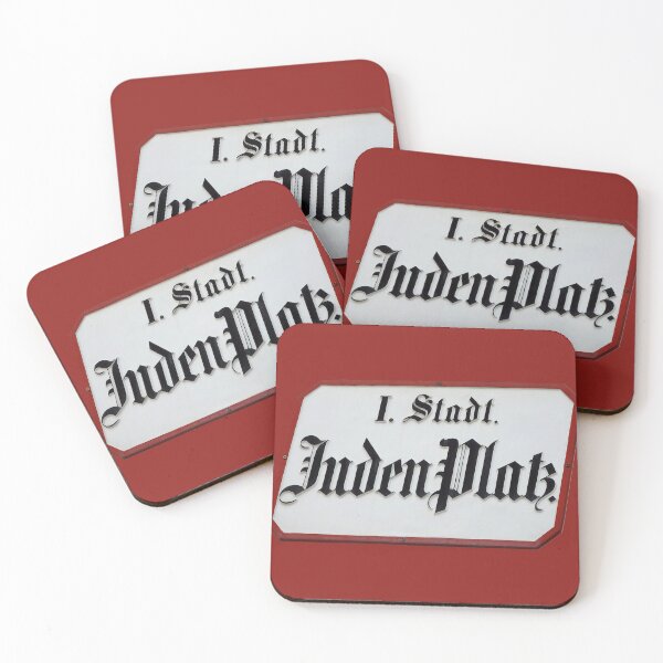 Item preview, JUDENPLATZ Street Sign in VIENNA (WIEN) designed and sold by RachelMacht.
