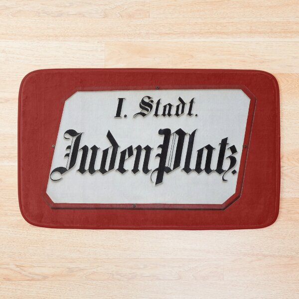 Item preview, JUDENPLATZ Street Sign in VIENNA (WIEN) designed and sold by RachelMacht.