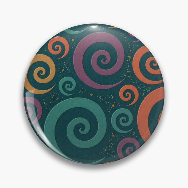 Item preview, Blue spirals designed and sold by Christina Lumenara.