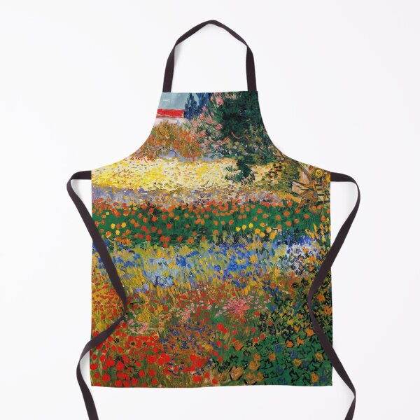 Item preview, Flowering Garden in Arles by Vincent van Gogh: Vibrant Post Impressionist Poster designed and sold by artofuniverse.