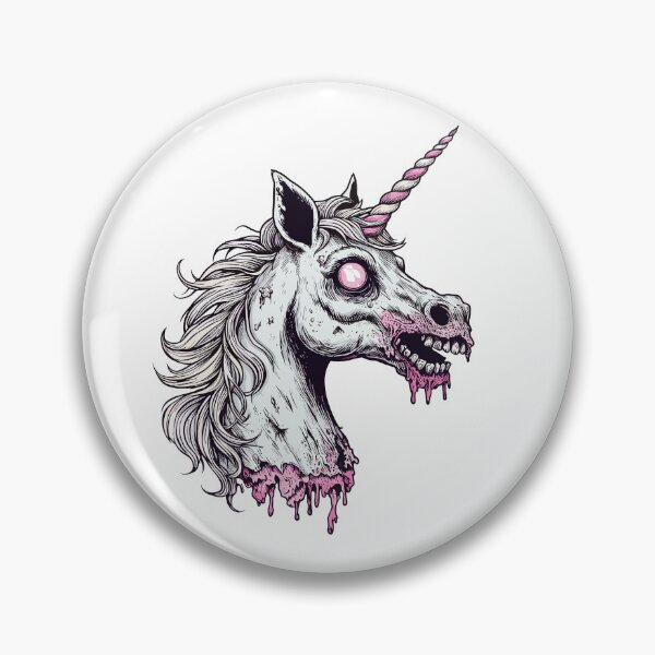 Item preview, Unicorn Zombie Head designed and sold by Gkinoki.