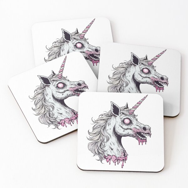 Item preview, Unicorn Zombie Head designed and sold by Gkinoki.