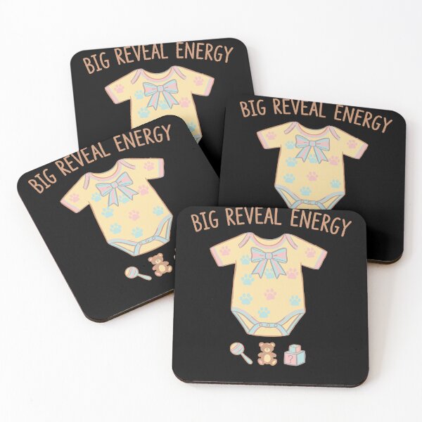 Item preview, Gender Reveal Big Reveal Energy Baby Shower designed and sold by LuminOrb.