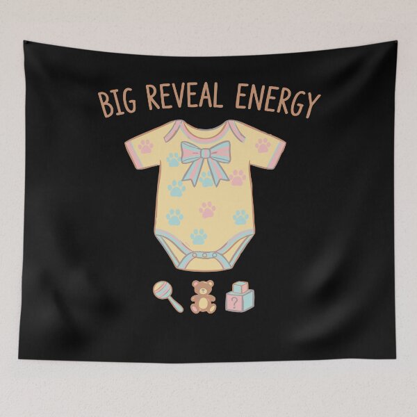 Item preview, Gender Reveal Big Reveal Energy Baby Shower designed and sold by LuminOrb.