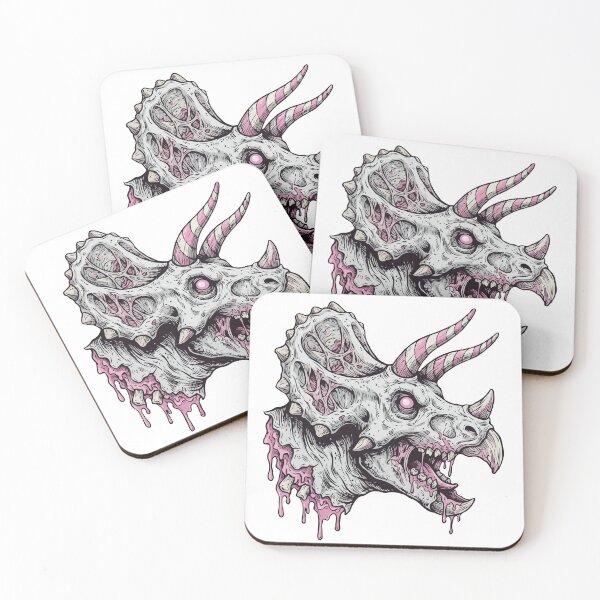 Item preview, Dinosaur Triceratops Zombie Head designed and sold by Gkinoki.