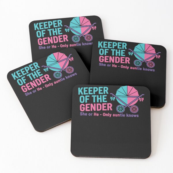 Item preview, Gender Reveal Keeper Of The Gender Auntie Knows designed and sold by LuminOrb.
