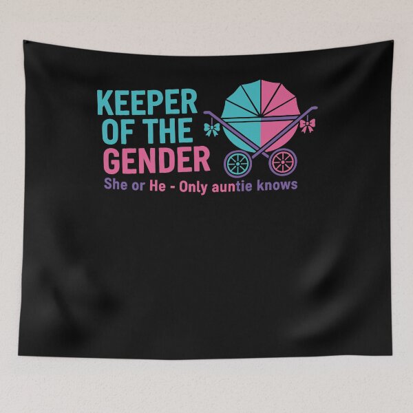 Item preview, Gender Reveal Keeper Of The Gender Auntie Knows designed and sold by LuminOrb.
