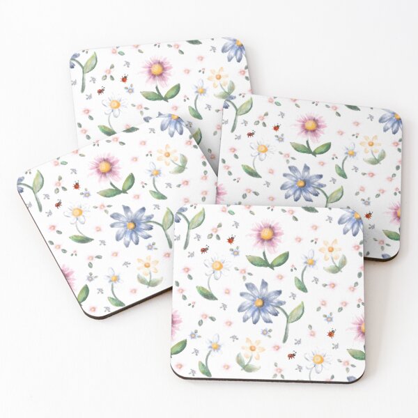 Item preview, Little Lady Bugs and Flowers Pattern designed and sold by CampK80.