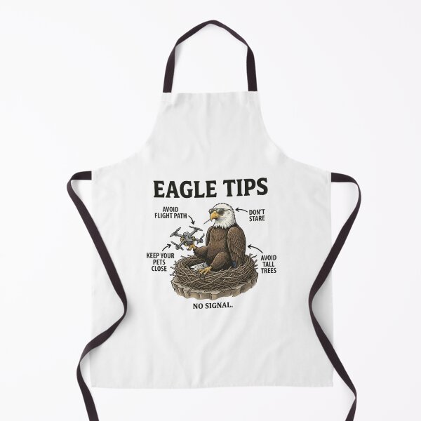 Item preview, Funny Eagle Tips - Bald Eagle Nature Survival Guide designed and sold by JVDesignsShop.