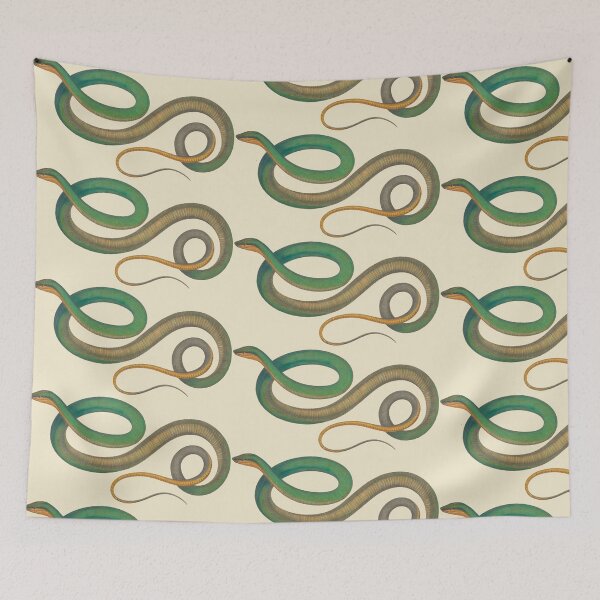 Item preview, vintage green snake designed and sold by okapia concolor.