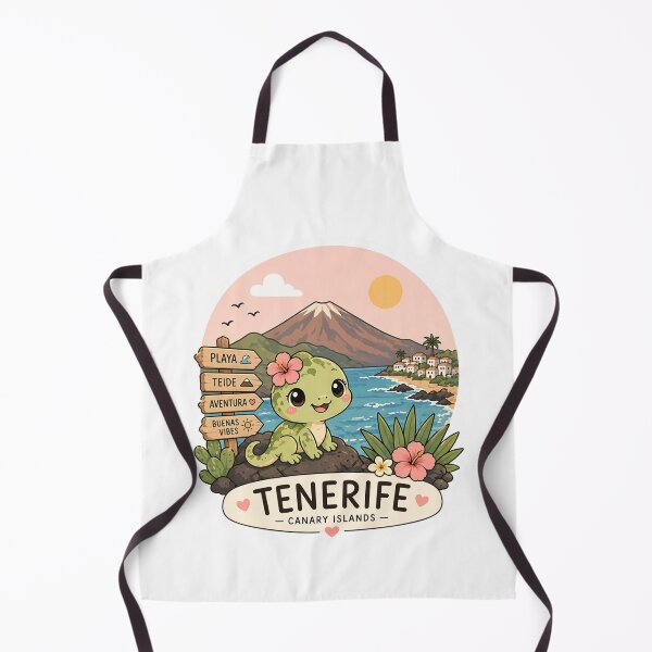 Item preview, Cute Tenerife Gecko Sticker – Canary Islands Tropical Vibes designed and sold by ZYNORAworld.