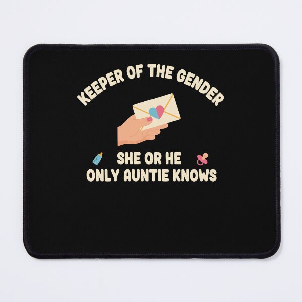 Item preview, Gender Reveal Keeper Of Gender She Or He Auntie designed and sold by LuminOrb.