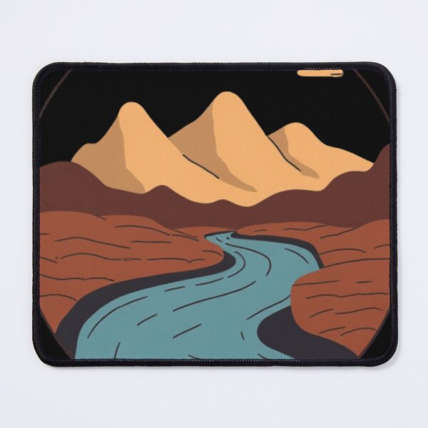 Item preview, Serene Rolling Hills Watercolor Landscape - Countryside Nature Art designed and sold by PACS0011.