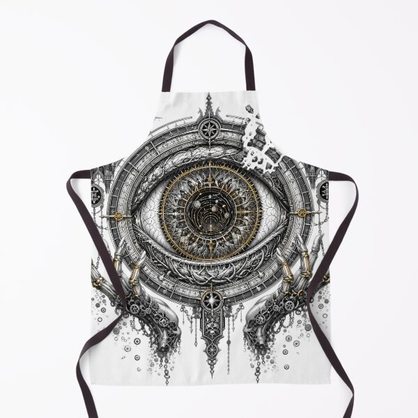 Item preview, Celestial Eye Reliquary — Occult Mechanical Gothic Engraving designed and sold by Yujanne.