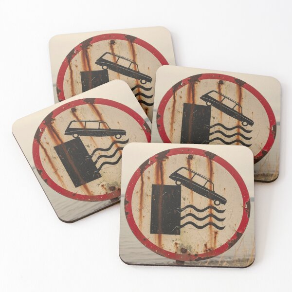 Item preview, HEARSE HAZARDS - ROAD SIGN designed and sold by NickWhittleArt.