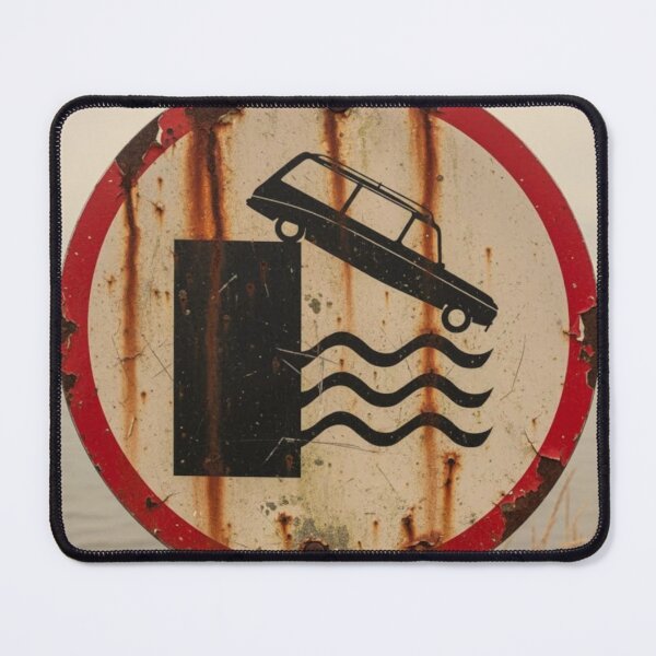 Item preview, HEARSE HAZARDS - ROAD SIGN designed and sold by NickWhittleArt.