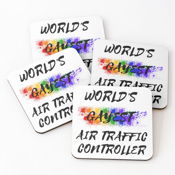 Item preview, World's Gayest Air Traffic Controller designed and sold by LuckyKermit.