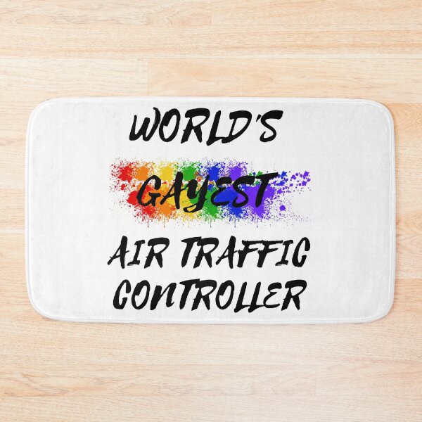 Item preview, World's Gayest Air Traffic Controller designed and sold by LuckyKermit.
