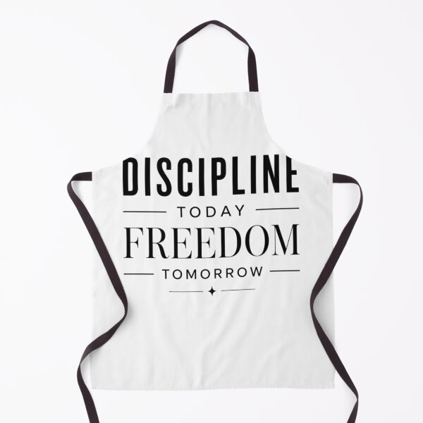 Item preview, Monochrome Discipline Quote Minimalist Typography Design | Black & White Motivational Poster designed and sold by Sanika arts .