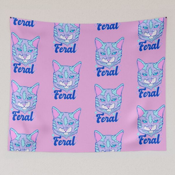 Item preview, feral cat designed and sold by crestfallenmermaid.