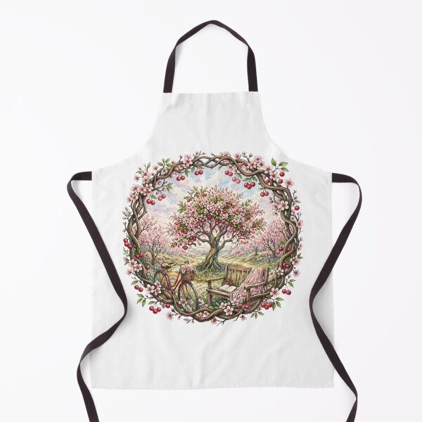 Item preview, Cherry Blossom Garden & Vintage Bicycle Path designed and sold by MoonSoul Studio.