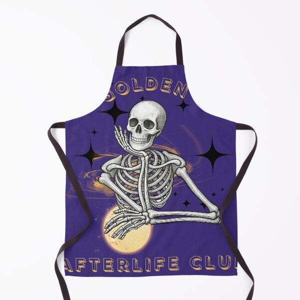 Item preview, Golden Afterlife - Meditating Skeleton Vintage Style designed and sold by MilaVibeStudio.