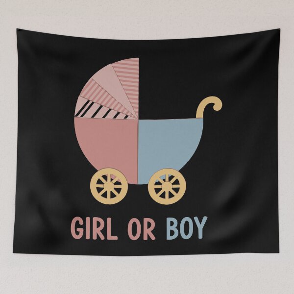Artikelvorschau, Gender-Reveal-Babyparty: Mädchen oder Junge? Team Pink entworfen und verkauft von LuminOrb.