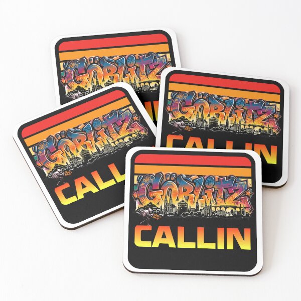 Item preview, Görlitz Callin – Retro Graffiti Skyline & Street Art Design designed and sold by HoshisWorld2018.