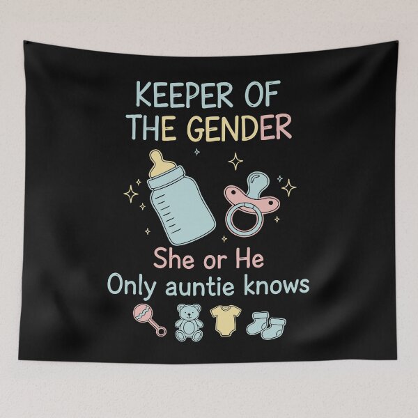 Item preview, Gender Reveal Keeper Of The Gender She Or He designed and sold by LuminOrb.