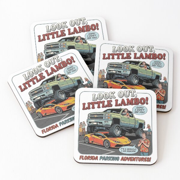 Item preview, Vintage Florida Kitsch Car Crash Satire Art designed and sold by VelvetArchives.