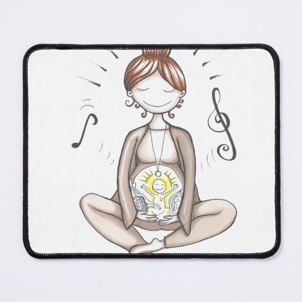 Item preview, Pregnant Woman Spiritual Motherhood Art designed and sold by eltallercosmico.