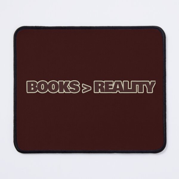 Item preview, Books Over Reality – Minimalist Book Lover Quote designed and sold by hhells.
