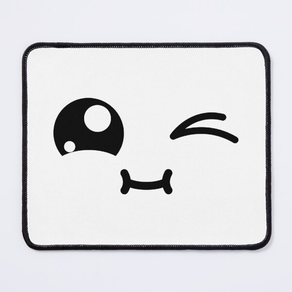 Item preview, Cute kawaii joyful winky chubby face designed and sold by BlushyPrint.