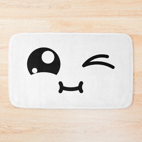 Item preview, Cute kawaii joyful winky chubby face designed and sold by BlushyPrint.