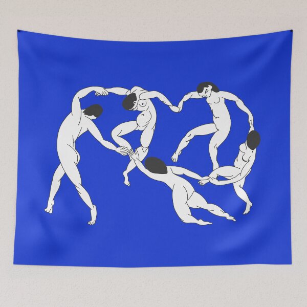 Item preview, The Dance by Henri Matisse inspired (white and black) designed and sold by ZERO-MIND.