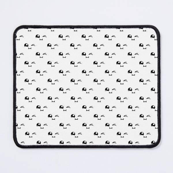 Item preview, Cute kawaii joyful winky chubby face pattern designed and sold by BlushyPrint.
