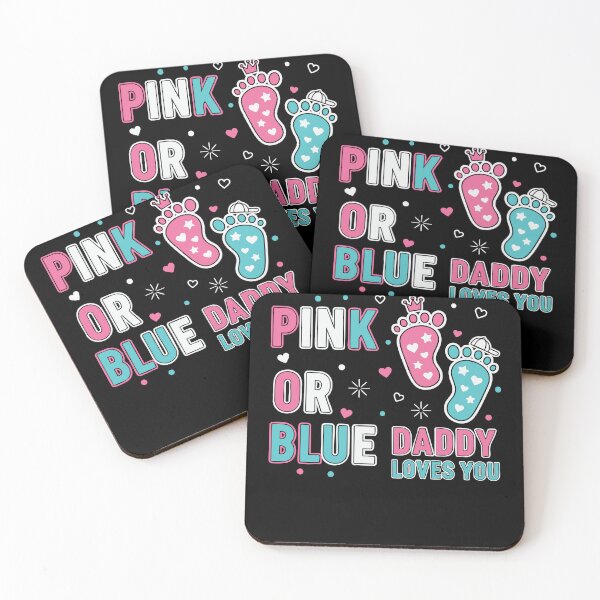 Item preview, Gender Reveal Pink Or Blue Daddy Loves You Baby designed and sold by LuminOrb.