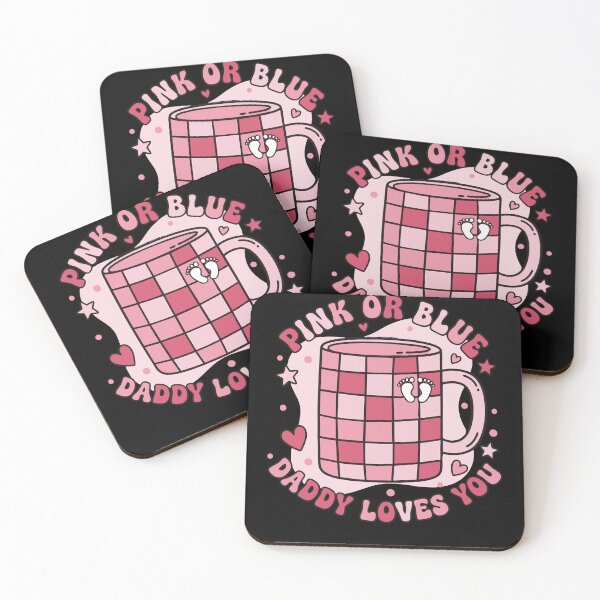 Item preview, Gender Reveal Pink Or Blue Daddy Loves You Baby designed and sold by LuminOrb.