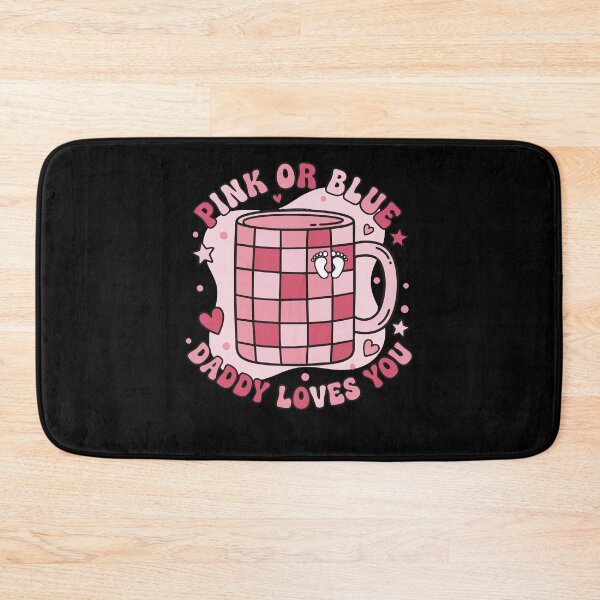 Item preview, Gender Reveal Pink Or Blue Daddy Loves You Baby designed and sold by LuminOrb.