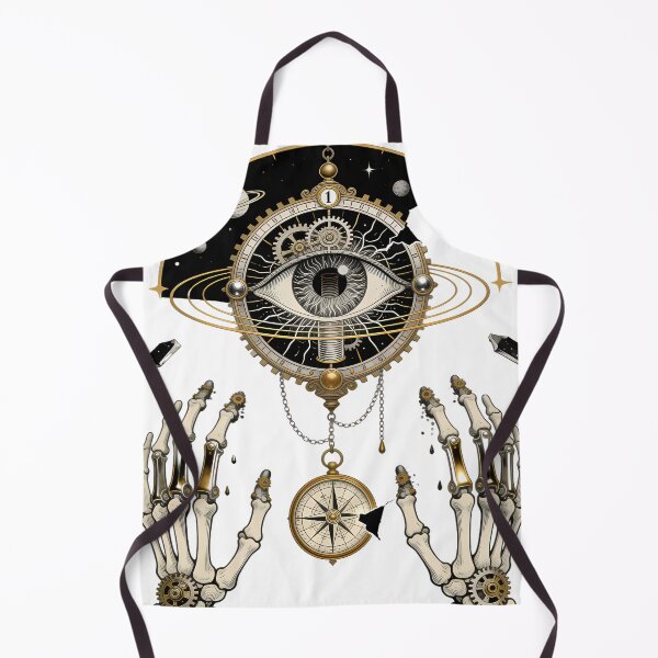 Item preview, Celestial Eye Reliquary — Occult Mechanical Gothic Engraving designed and sold by Yujanne.