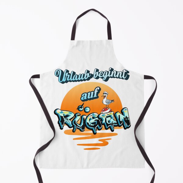 Item preview, Rügen Holiday Design – Graffiti Skyline & Funny Seagull designed and sold by HoshisWorld2018.