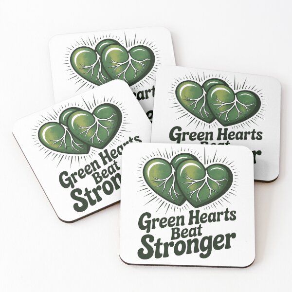 Item preview,  Green Hearts Beat Stronger – Pro Earth Nature Heart Graphic T-Shirt V1 designed and sold by proearth2022.