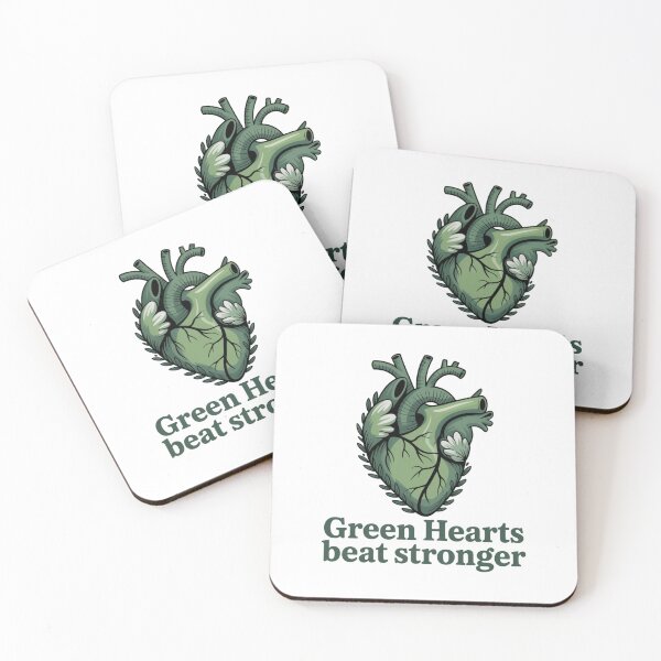 Item preview,  Green Hearts Beat Stronger – Pro Earth Nature Heart Graphic T-Shirt V2 designed and sold by proearth2022.