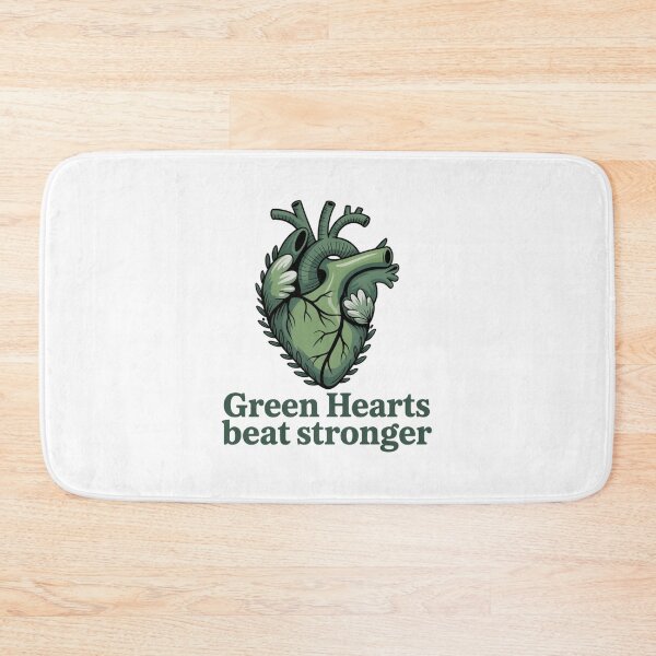 Item preview,  Green Hearts Beat Stronger – Pro Earth Nature Heart Graphic T-Shirt V2 designed and sold by proearth2022.