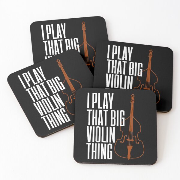 Item preview, Double Bass I Play That Big Violin Thing T-shirt, Double Bass I Play That Big Violin Thing Stickers designed and sold by krooslistO.