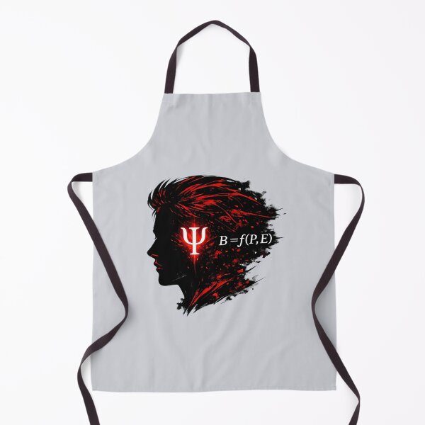 Item preview, Psychology Art – Psi Symbol Mind Design | Behavior = f(P,E) | Dark Red Aesthetic designed and sold by PERSPECTIVERED.