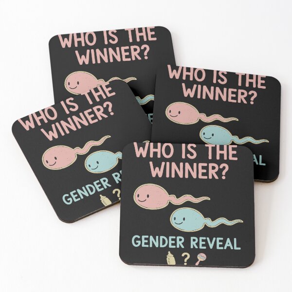 Item preview, Gender Reveal Who Is The Winner Baby Shower designed and sold by LuminOrb.