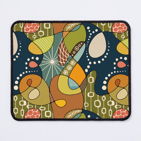Item preview, Midcentury Zen Doodles designed and sold by Unhinged Heather.