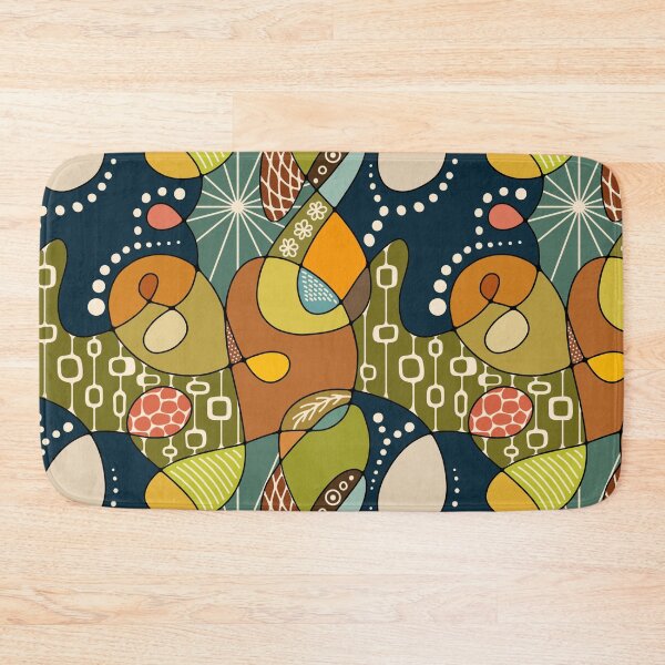 Item preview, Midcentury Zen Doodles designed and sold by Unhinged Heather.