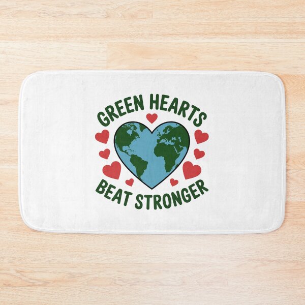 Item preview,  Green Hearts Beat Stronger – Pro Earth Nature Heart Graphic T-Shirt V3 designed and sold by proearth2022.